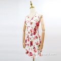 Printed Sleeveless Dress for Summer Wear